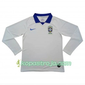 Billiga Fotbollströjor Brasilien Borta tröja Copa América 2019 Långärmad